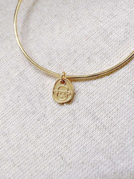 14KGP Holy Sheep Thin Bracelet