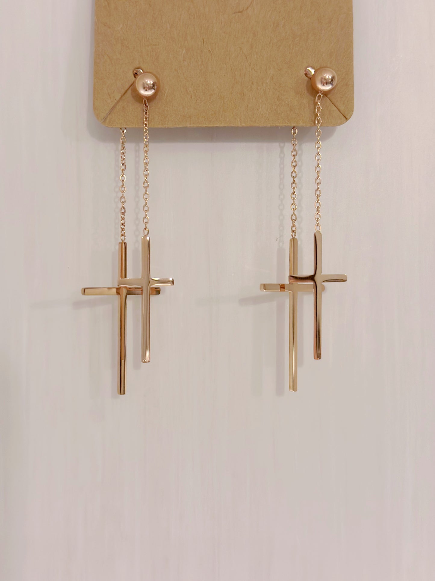 18K Rose Gold Plated Earrings