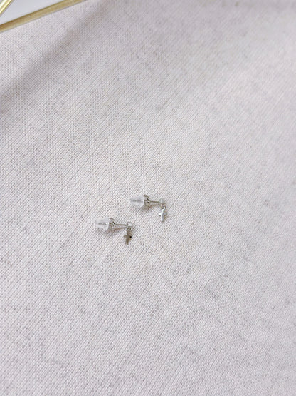 14KGP Dainty Cross Earrings